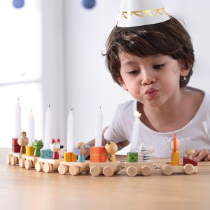 おもちゃ BIRTHDAY TRAIN ベビートイ ギフト 木製 電車 （ 木製おもちゃ 木のおもちゃ 木琴 玩具 3歳 ベビー 赤ちゃん 子ども キッズ 幼