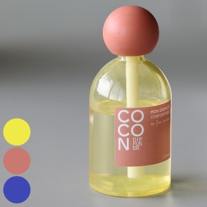 ディフューザー COCON DIFFUSER 80ml ガラス 石膏 （ 韓国風 リードディフューザー ロリポップ キャンディー 芳香剤 ルームフレグランス 