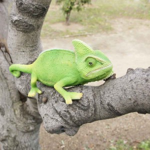 オブジェ カメレオン ペットバンク 貯金箱 （ トカゲ 置物 動物 雑貨 アニマル リアル 飾る 卓上 ディスプレイ フィギュア マスコット リ