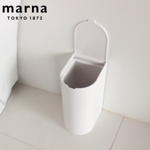 トイレポット MARNA マーナ 抗菌スリムトイレポット トイレ ゴミ箱 （ トイレ用品 サニタリーポット トイレ用ごみ箱 抗菌 スリム 汚物入