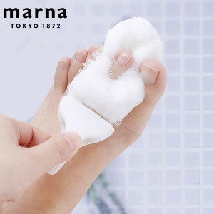 ブラシ 足スッキリブラシ 足洗い 足 臭い グッズ MARNA マーナ （ フットケア 足指ブラシ 足ブラシ 指間ブラシ ツボ押し セルフケア 老廃