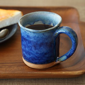 マグカップ 280ml IBUKI 瑠璃結晶 コップ 食器 洋食器 陶器 日本製 （ マグ カップ コーヒーカップ 和食器 コーヒー カフェオレ 紅茶 瑠