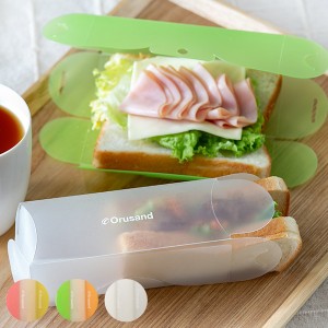 サンドイッチケース 弁当箱 折りたたみ 折るサンド 3個入 （ サンドウィッチケース サンドイッチメーカー サンドイッチ サンドウィッチ 