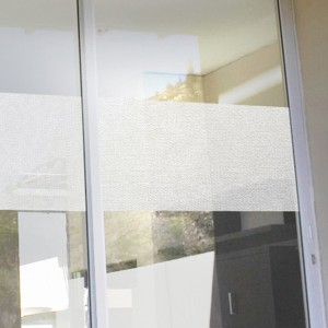 窓貼りシート メッシュタイプ ホワイト 90cm×92cm丈 複層・網入りガラス対応 遮光 目隠し （ 目隠しフィルム 窓ガラス用 フィルム シー