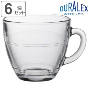 デュラレックス マグカップ 220ml GIGOGNE ジゴン 強化ガラス 6個セット （ 食洗機対応 電子レンジ対応 DURALEX マグ カップ コップ ガラ