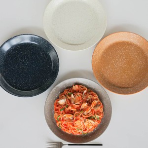 プレート L 23cm grano プラスチック （ 食洗機対応 電子レンジ対応 日本製 皿 中皿 丸 プラスチック製 軽い 割れにくい アウトドア 持ち