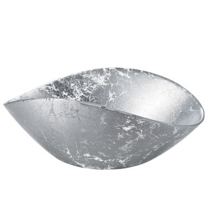 ボウル 19.5cm カーブドボウル M.STYLE オーブ 皿 食器 洋食器 ガラス製 （ 大鉢 変形 深鉢 サラダボウル 鉢 ガラス トルコ製 そうめん鉢