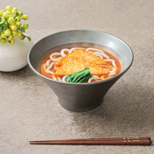 麺鉢 21cm M.STYLE 武蔵 ヌードルボウル 磁器 美濃焼 （ 食器 和食器 日本製 皿 食洗機対応 電子レンジ対応 大鉢 丸 ラウンド 丼鉢 煮物