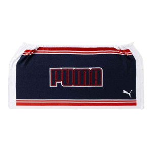 巻きタオル PUMA ネイビー 60×120cm （ プーマ タオル プール ラップタオル キッズ ブランド 巻き ビーチタオル マキタオル 綿100％ プ