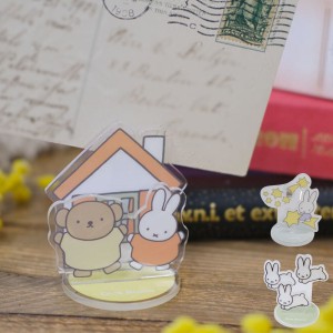 アクリルスタンド クリップ ミッフィー ダッシュボードクリップ 駐車券 マスク カー用品 （ miffy アクスタ 車 車内 ダッシュボード キャ