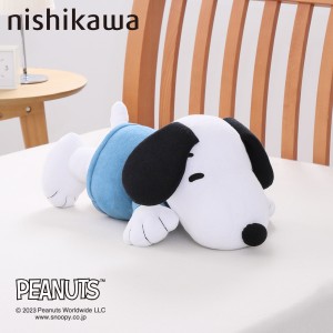 西川 抱き枕 スヌーピー ぬいぐるみ 52cm （ ニシカワ SNOOPY 抱きまくら 枕 パイル 寝具 PEANUTS ピーナッツ 人形 昼寝 一人寝 まくら 