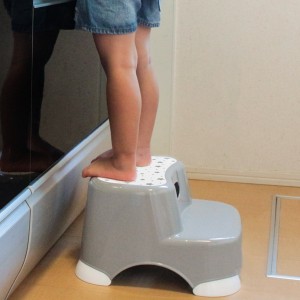 ステップ 踏み台 グレースター 子供 2段 高さ21cm 耐荷重100kg 滑り止め加工 （ キッズ ステップ台 ステップスツール 脚立 足台 おしゃれ