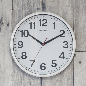 掛け時計 シューレ 時計 シンプル （ 壁掛け時計 アナログ インテリア 雑貨 壁掛け 連続秒針 静か 寝室 リビング 居間 とけい クロック 