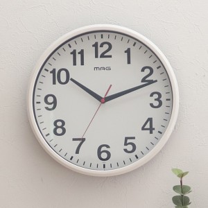 掛け時計 シューレ 時計 シンプル （ 壁掛け時計 アナログ インテリア 雑貨 壁掛け 連続秒針 静か 寝室 リビング 居間 とけい クロック 