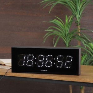 置き掛け時計 MAG デジタルLED掛時計 デジブラン デジタル時計 壁掛け（ 時計 置掛両用時計 掛け時計 かけ時計 置時計 とけい クロック L