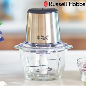 Russell Hobbs 電動フードプロセッサー 4ブレードミニチョッパー （ ラッセルホブス フードチョッパー ガラス製 調理家電 キッチン家電 