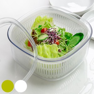 保存容器 ザル ボウル フタ付き あらう Vegimage （ プラスチック 野菜保存容器 野菜用保存容器 ベジマジ 野菜用保存かご 野菜 保存 ベジ