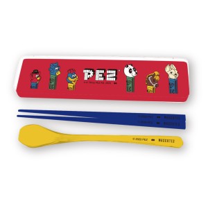 コンビセット 箸＆スプーンセット ペッツ （ PEZ 箸 スプーン 18cm 19.5cm カトラリーセット 日本製 お弁当用 カトラリー 給食 お弁当 弁