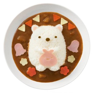 ごはん型 すみっコぐらし （ しろくま ご飯型 ご飯抜き型 デコカレー キャラカレー 簡単 子供 ライス型 ご飯押し型 デコ型 押し型 キッズ