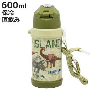 水筒 600ml ダイレクトステンレスボトル 学研の図鑑LIVE （ 恐竜 直飲み 保冷専用 ステンレスボトル ダイレクトボトル ワンタッチ 子供 