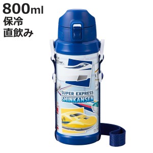 水筒 800ml ダイレクトステンレスボトル 新幹線 （ 直飲み 保冷専用 ステンレスボトル ダイレクトボトル ワンタッチ 子供 子供用水筒 保