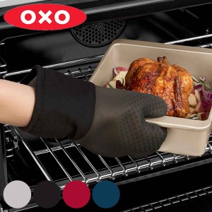 OXO オクソー ミトン シリコン オーブンミット （ 鍋つかみ キッチンミトン キッチン用ミトン 台所ミトン 台所用ミトン キッチングローブ