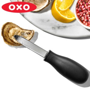 OXO 牡蠣ナイフ オイスターナイフ Good Grips （ オクソー 牡蠣 ナイフ 牡蠣剥き カキナイフ オイスター 殻付き 貝柱 卵型 食洗機対応 ス