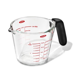 OXO 計量カップ 500ml ガラスメジャーカップ 中 GG （ 耐熱 ガラス 500 計量 カップ 目盛 オクソー 食洗機対応 電子レンジ対応 冷凍 冷蔵