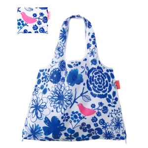 エコバッグ 2way Shopping Bag Bird song デザイナーズ （ ショッピングバッグ 買い物バッグ マイバッグ エコバック 折りたたみ コンパク