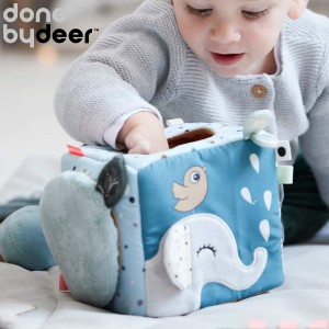 おもちゃ ディスカバリーキューブ ディアフレンズ カラーミックス 布 CE認定 （ 布製 布おもちゃ 知育玩具 子供 乳児 赤ちゃん 0歳 男の