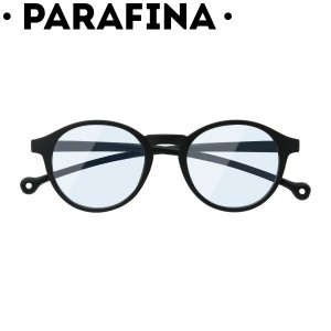 リーディンググラス PARAFINA VOLGA BLACK 0.00〜2.5 ブルーライトカット （ 老眼鏡 メガネ おしゃれ 軽量 フレーム 眼鏡 めがね ブルー