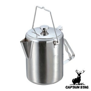 アウトドア 調理器具 1.9L ケトル キャンピングケットル キャプテンスタッグ CAPTAIN STAG （ やかん ヤカン ケットル ステンレス 1900ml