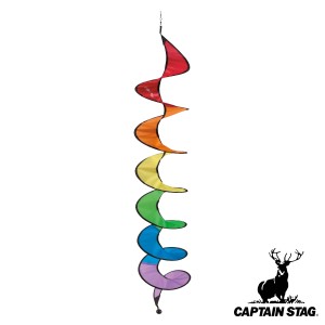 アウトドア 装飾 デコスパイラル 飾り付け フラッグ キャプテンスタッグ CAPTAIN STAG （ テント飾り タープアクセサリー キャンプフラッ