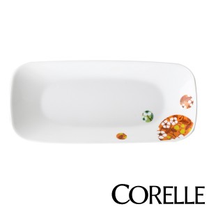 プレート 26.5cm スクエア CORELLE コレール ボンボンフレール 強化ガラス （ 食洗機対応 電子レンジ対応 オーブン対応 耐熱 皿 角皿 中