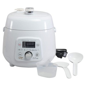 電気圧力鍋 2.5L クイックエコ （ 電気 圧力鍋 自動 電動 調理家電 キッチン家電 万能調理器 レシピ付き 炊飯 普通食 介護食 離乳食 やわ