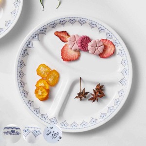 ランチプレート 21.5cm CORELLE コレール 強化ガラス （ 食洗機対応 電子レンジ対応 オーブン対応 仕切り皿 ランチ皿 ワンプレート 汚れ 