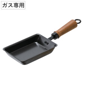 玉子焼き器 9.5×15cm 鉄製 ガス火専用 プチッと ミニサイズ （ ガス火対応 直火専用 卵焼き器 玉子焼きフライパン エッグパン 小さめ 玉