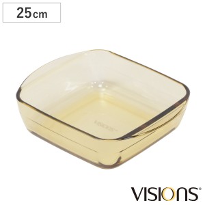 グラタン皿 25cm VISIONS 耐熱ガラス （ 食洗機対応 電子レンジ対応 オーブン対応 耐熱皿 オーブンウェア 食器 皿 グラタン ラザニア オ