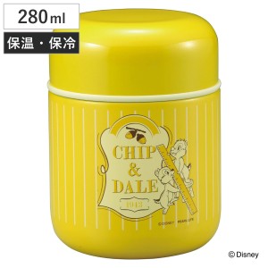 保温弁当箱 スープポット 280ml 真空二重構造 チップ＆デール （ デリカポット お弁当箱 スープジャー キャラクター 保温 保冷 ランチポ