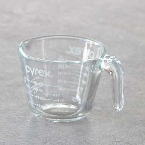 PYREX 計量カップ 250ml 耐熱ガラス 取っ手付き メジャーカップ （ パイレックス 耐熱 ガラス 250 計量 カップ 目盛 食洗機 電子レンジ 