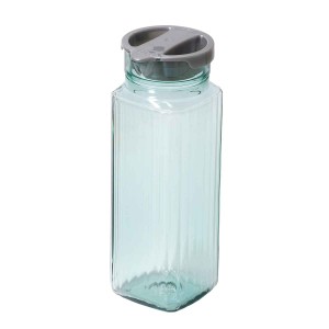 冷水筒 ピッチャー 1.2L ガラス調 プラスチック （ 麦茶ポット 水差し 冷水ポット 日本製 プラスチック製 麦茶 水 お茶 取っ手なし 軽い 