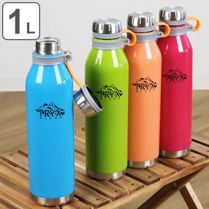 水筒 ステンレス 直飲み 1L トライエックス ダイレクトボトル 保冷 保温 ( スリム ステンレスボトル スリムボトル 1000ml スポーツ スポ