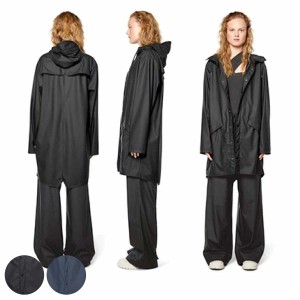 レインコート RAINS Long Jacket （ 上下 レインウェア レディース メンズ バイク 通学 通勤 防水 透湿 撥水 カッパ 雨具 合羽 軽量 フェ