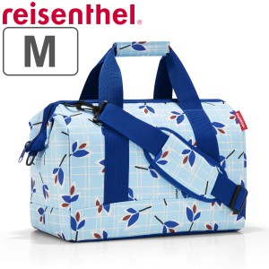 ボストンバッグ reisenthel ALLROUNDER M LEAVES BLUE （ バッグ ライゼンタール オールラウンダー トラベルバッグ レディース 旅行 ショ