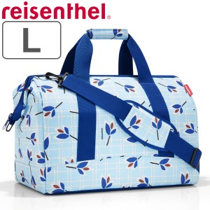 ボストンバッグ reisenthel ALLROUNDER L LEAVES BL （ バッグ ライゼンタール オールラウンダー トラベルバッグ レディース 旅行 ショル