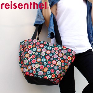 ショッピングバッグ reisenthel SHOPPER M HAPPY FLOWERS （ トートバッグ エコバッグ バッグ 肩掛け レディース ライゼンタール かばん 