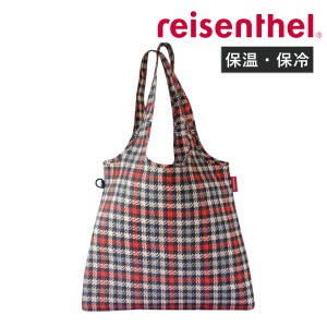 エコバッグ reisenthel MINI MAXI SHOPPER L ISO2 GLCECK RED （ ショッピングバッグ マイバッグ 保冷 保温 折りたたみ コンパクト 大容