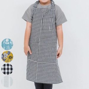 エプロン レオン ベーシック キッズ セット vieressa （ キッチンエプロン キッズエプロン 子ども 子供 台所エプロン ヴィエレッサ 綿100