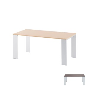 【法人限定】 ミーティングテーブル　スチール製　オフィス家具　幅160cm （ 送料無料 会議テーブル テーブル 机 オフィス 会議用テーブ