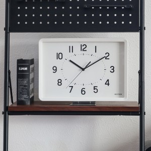掛け時計 クオーツ時計 掛置兼用タイプ A Series A4 プラ枠 置き時計 （ 時計 四角 掛時計 リズム時計 置時計 アナログ クロック ウォー